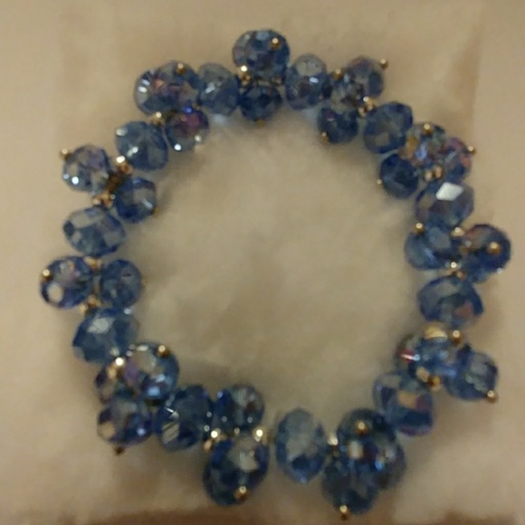 Denim Metallic Crystal Bracelet - Picture 4 of 8